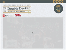 Tablet Screenshot of doubledeckerfestival.com